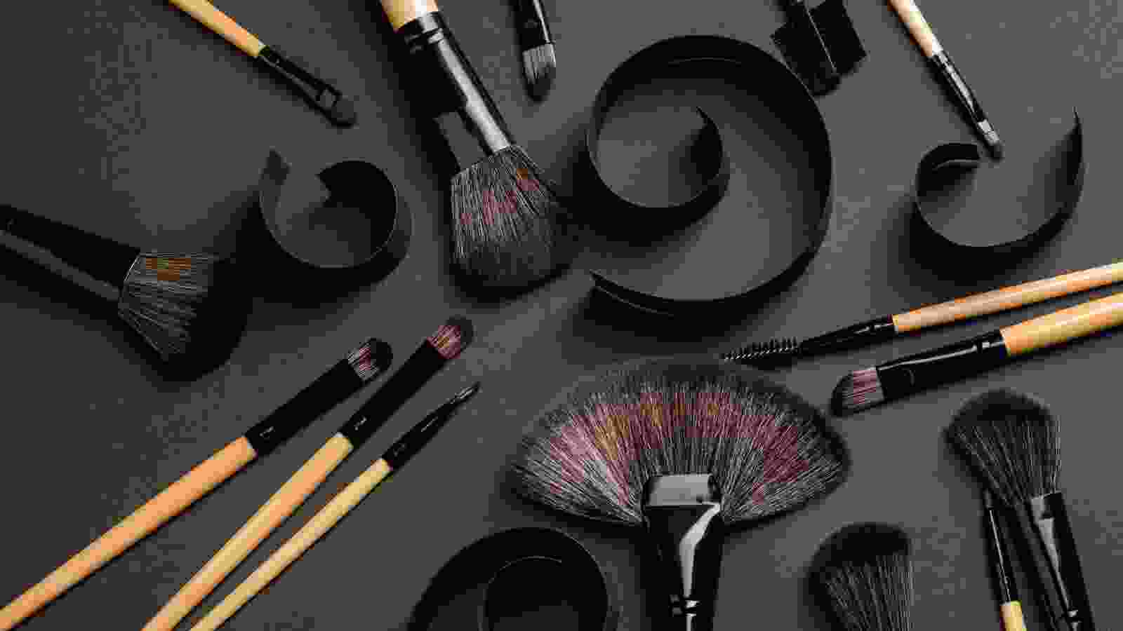 The dark shades of lipstick